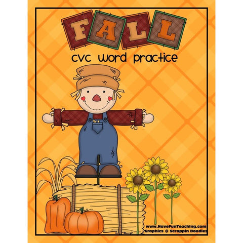 Fall CVC Mat Game