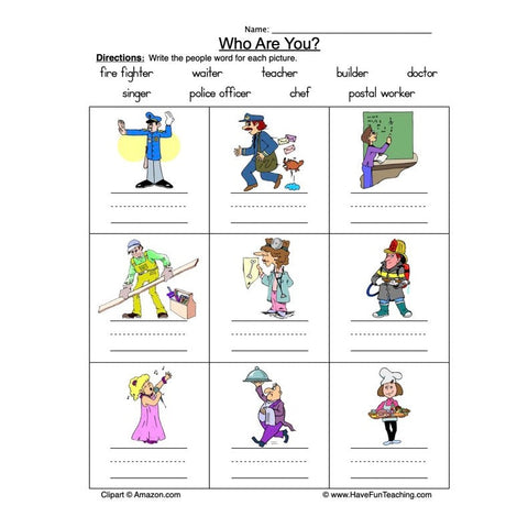 Family Names Worksheet 2