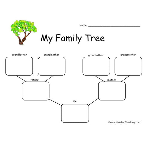 Family Tree Worksheet