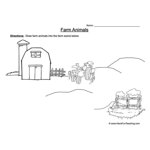 Farm Animals Worksheet 2