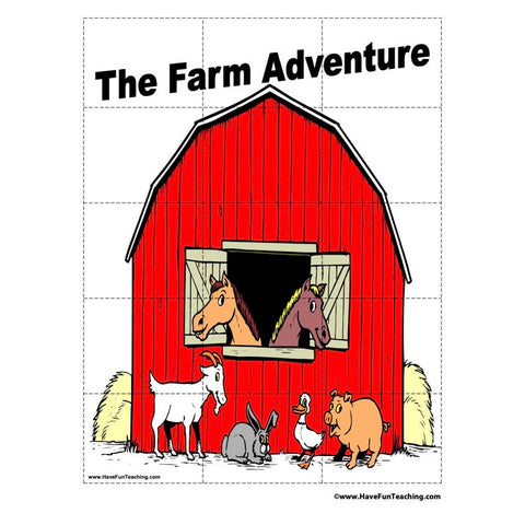 Farm Puzzle Worksheet