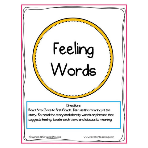 Feeling Words Game