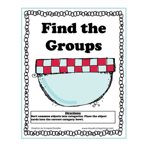 Find the Groups Grouping Game