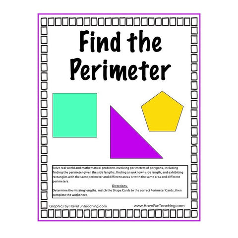 Find the Perimeter Game