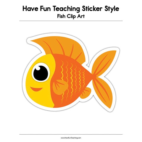 Fish Clip Art Worksheet 2