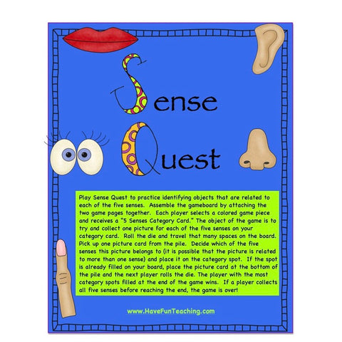 Five Senses Game