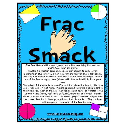 Frac Smack Fraction Game