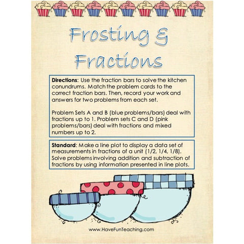 Frosting and Fractions Game