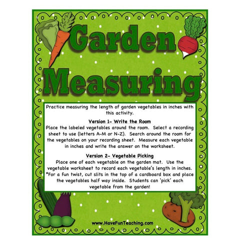 Garden Measuring Game