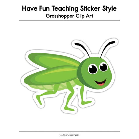 Grasshopper Clip Art Worksheet