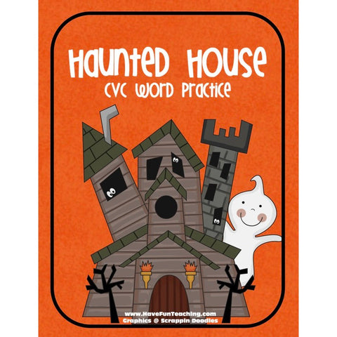 Haunted House CVC Mat Game