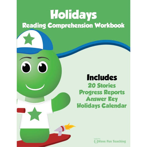 Holidays Reading Comprehension Workbook