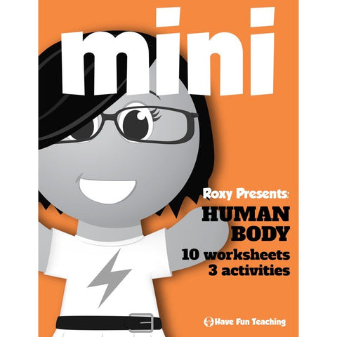 Human Body Mini Worksheet