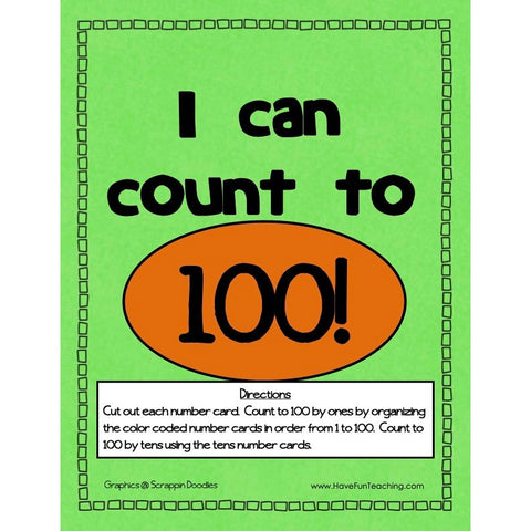 I Can Count to 100 Game