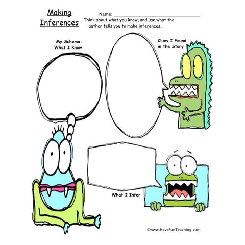 Inferences Worksheet 7
