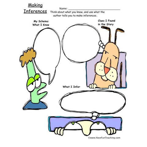 Inferences 6 Worksheet