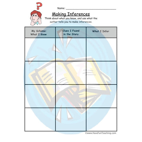 Inferences 7 Worksheet