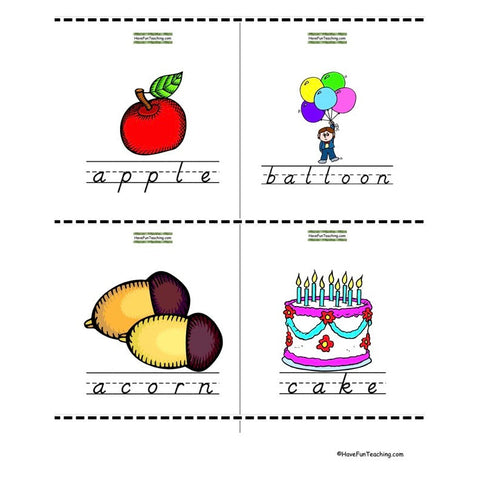 Initial Sound Flash Cards