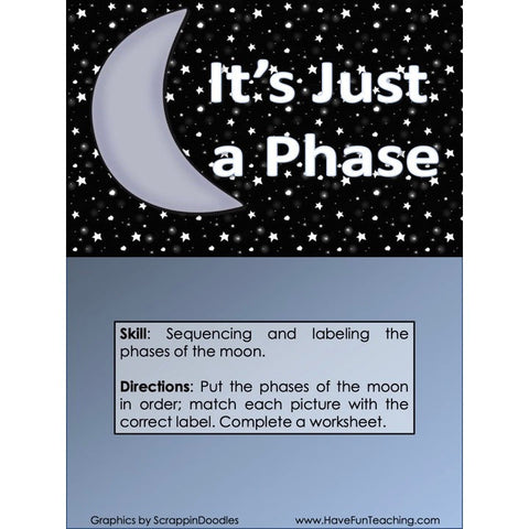 Its Just a Phase Phases of the Moon Game