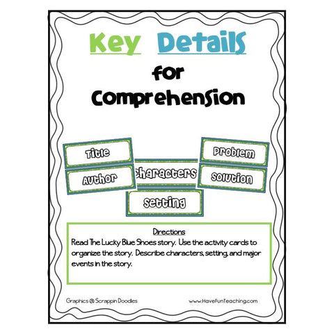 Key Details for Comprehension Game