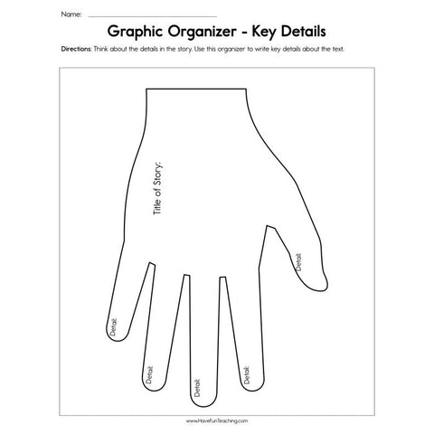 Key Details Graphic Organizer