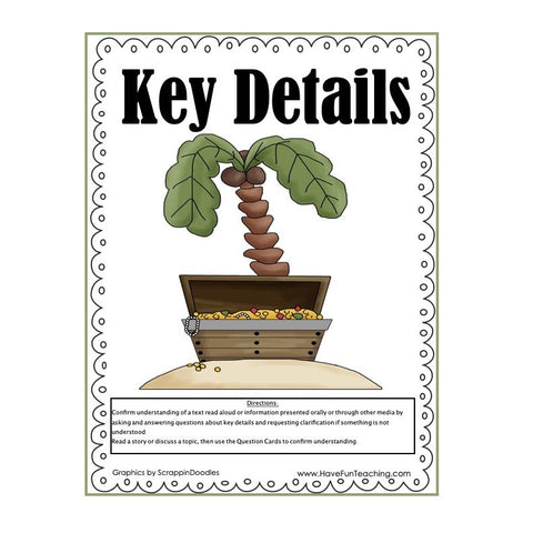 Key Details Story Elements Game