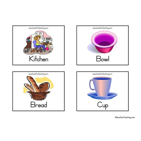 Kitchen Flash Cards 2
