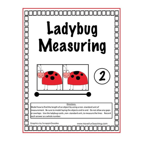 Ladybug Measuring Game