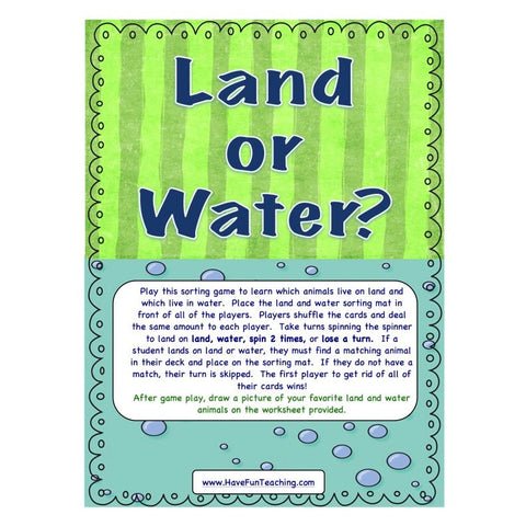 Land or Water Game