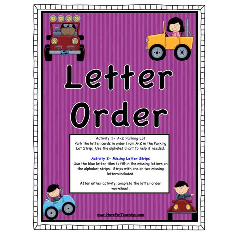 Letter Order Game