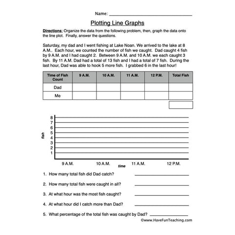 Line Graph Worksheet