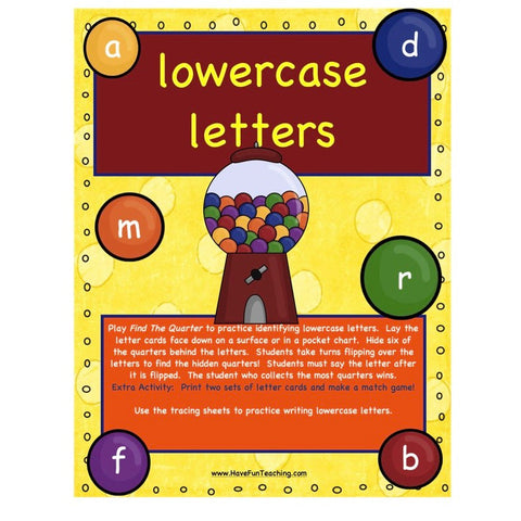 Lowercase Letters Game