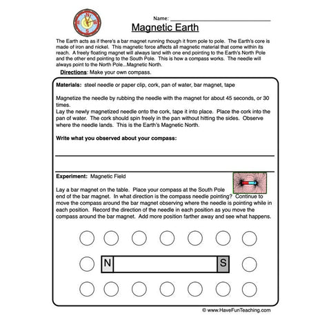 Magnets Worksheet 2