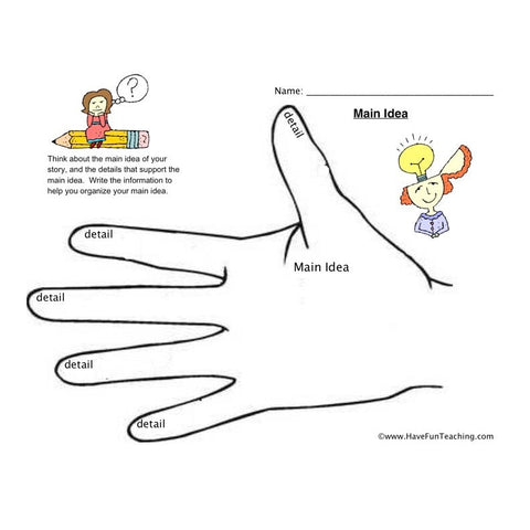 Main Idea Worksheet
