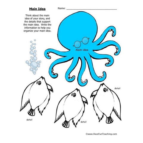 Main Idea Worksheet 6