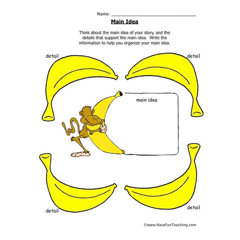 Main Idea Worksheet 7