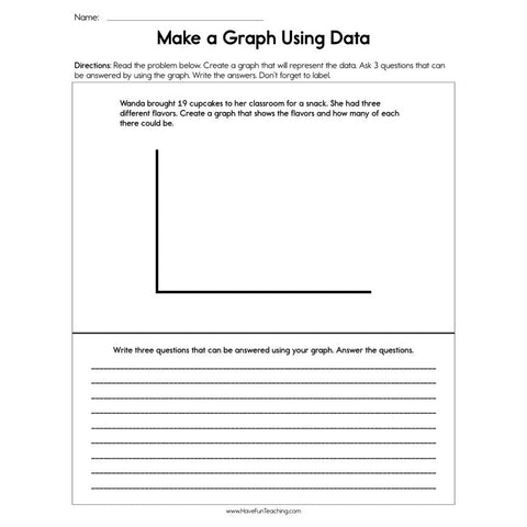 Make a Graph Using Data Worksheet