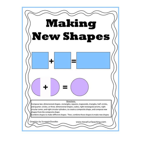 Making New Shapes Game