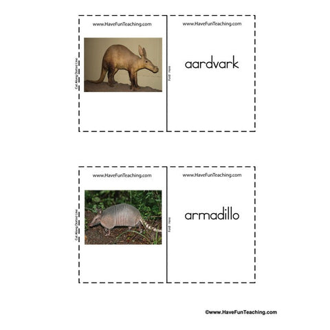 Mammal Flash Cards