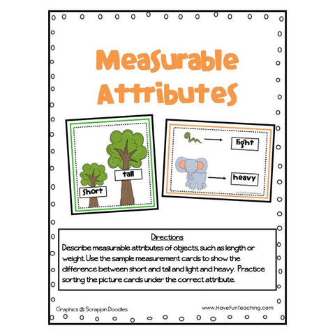 Measurable Attributes Game