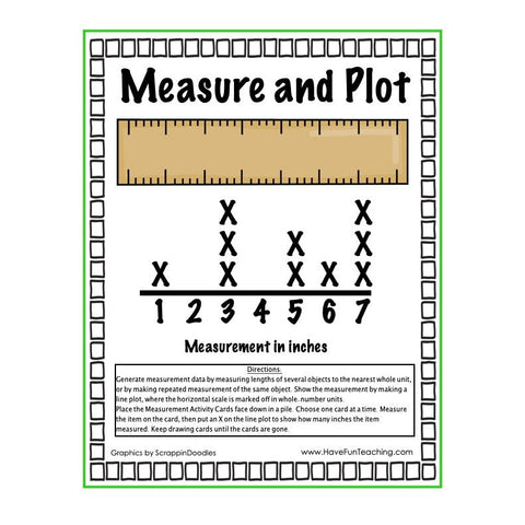 Measure and Plot Data Game