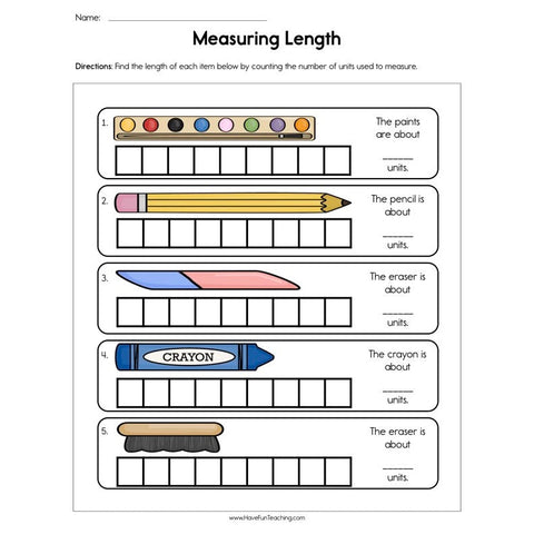 Measuring Length Worksheet