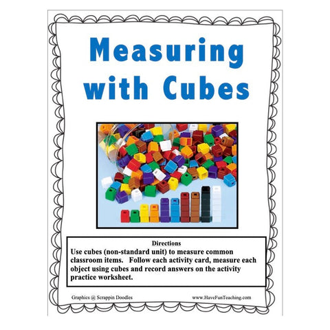 Measuring with Cubes Game