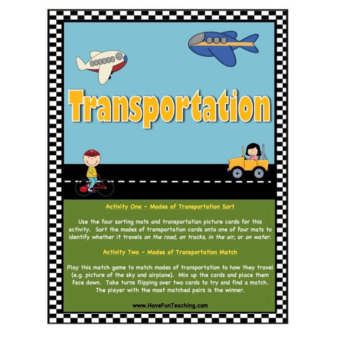Modes of Transportation Game