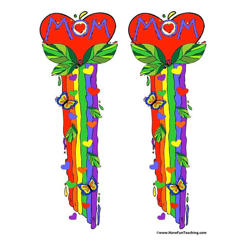 Mom Rainbow Sign Worksheet