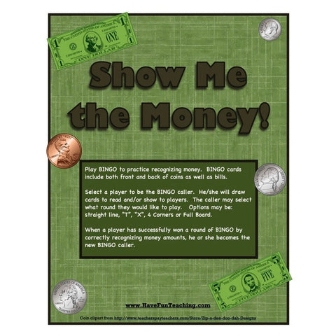 Money Recognition Game