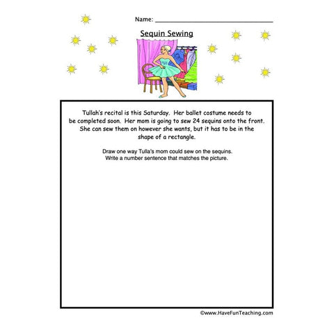 Multiplication Ballet Worksheet