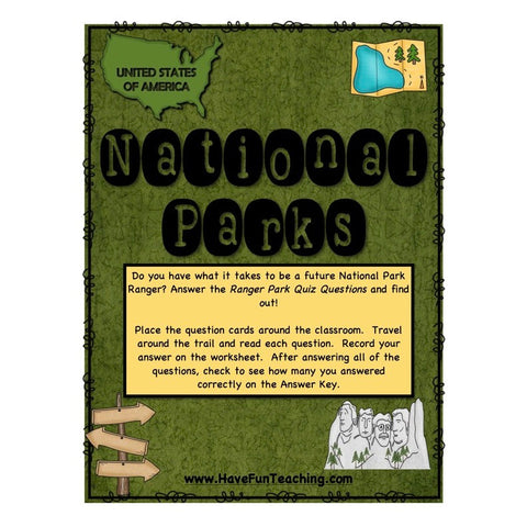National Parks Game