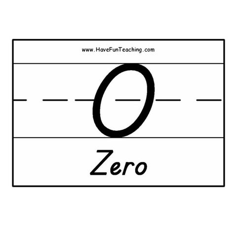 Number Signs Worksheet
