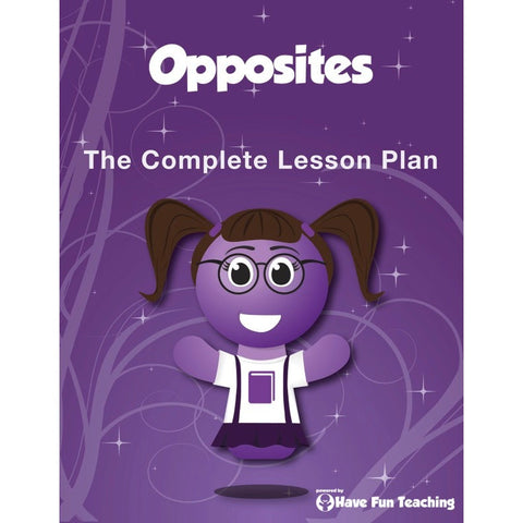 Opposites Lesson Plan Worksheet